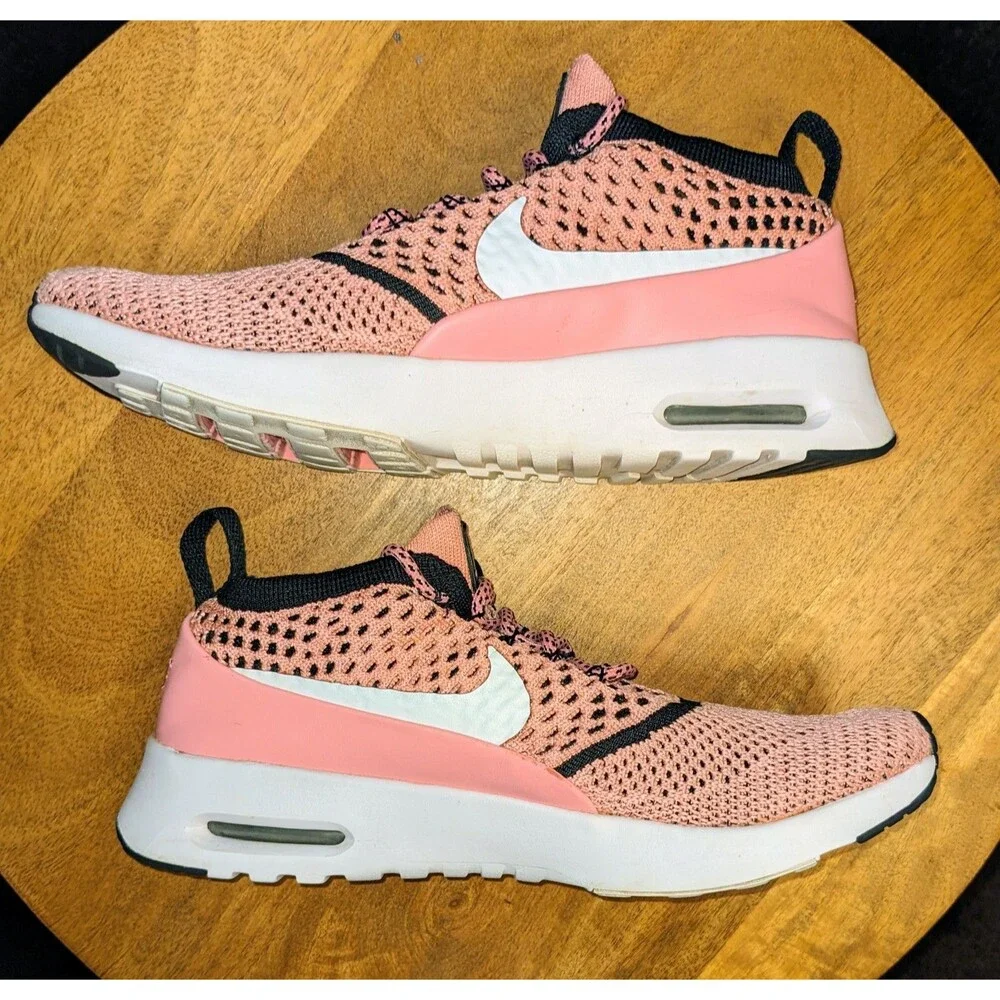 Nike Women's 9 Air Max Thea Ultra Flyknit  Sneakers Bright Mellon 881175-800